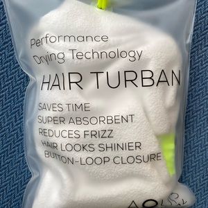 AQUIS original hair turban- white